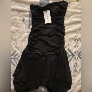 Cotton Candy Elegant Black Mini Dress